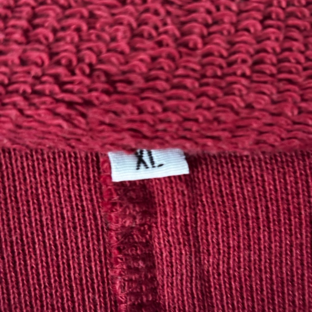 Burgundy Balloon Sleeve Button Front Cardigan XL - Picture 9 of 11